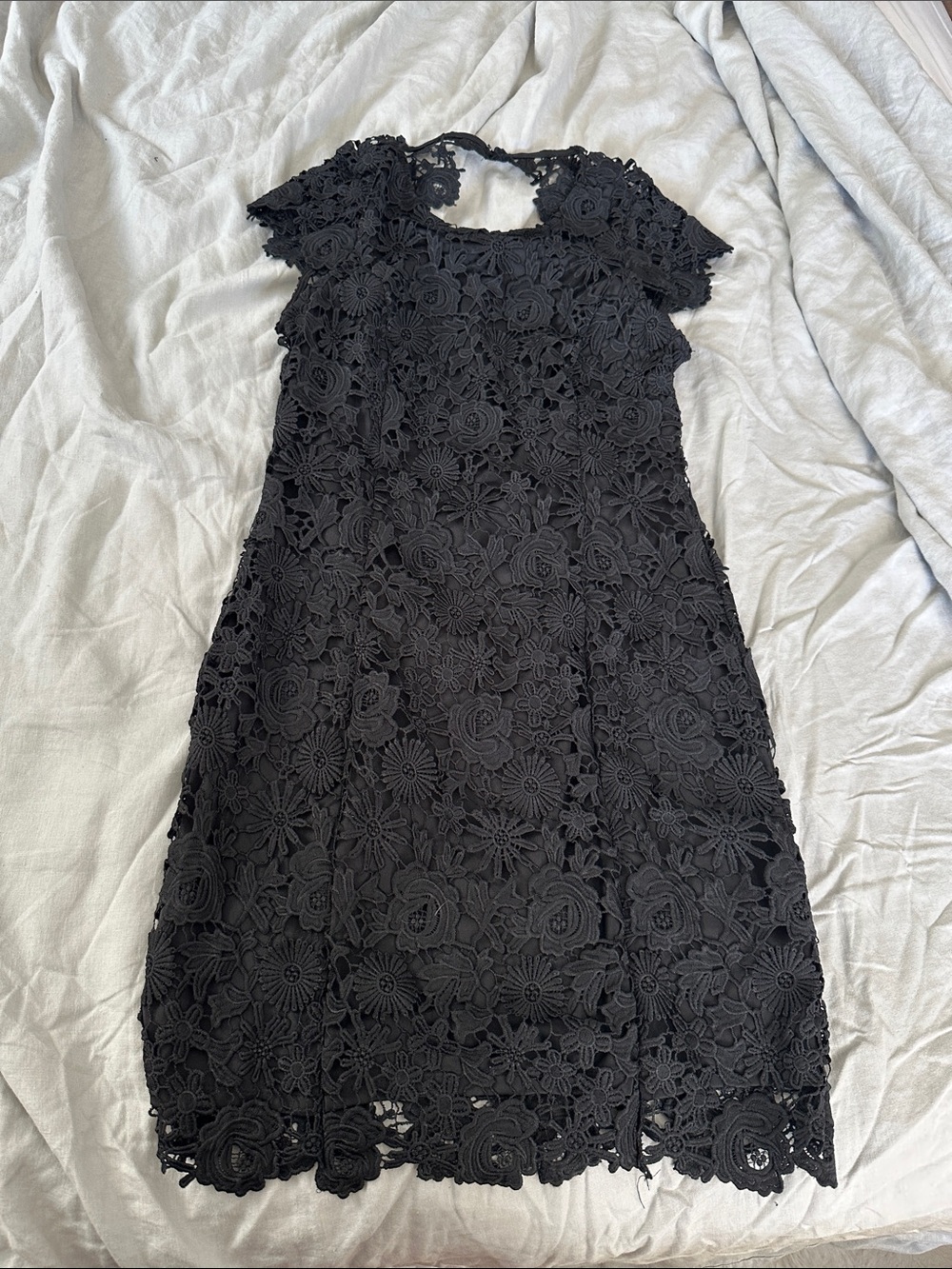 Lulus black lace dress